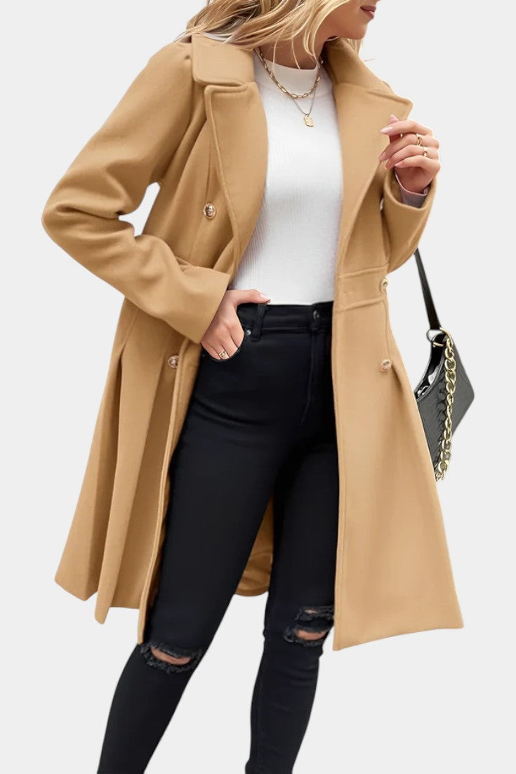 Ottilie | Cappotto a Doppio Petto Svasato