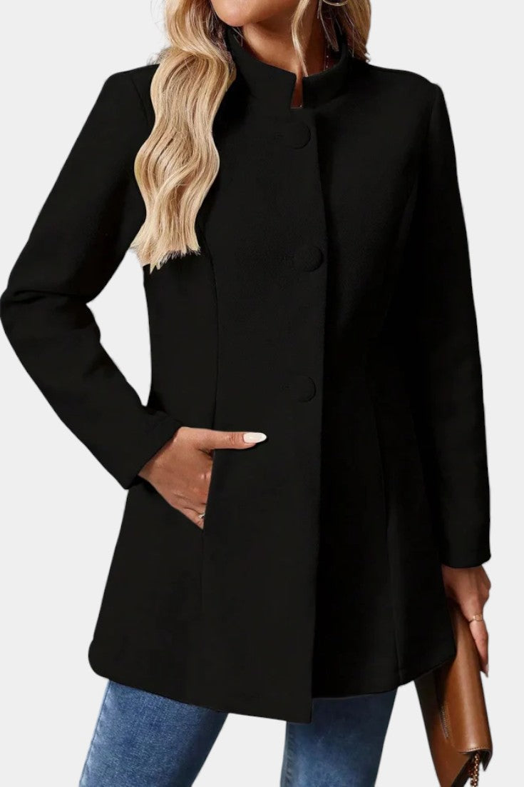 Petra | Cappotto Sartoriale con Collo Alto