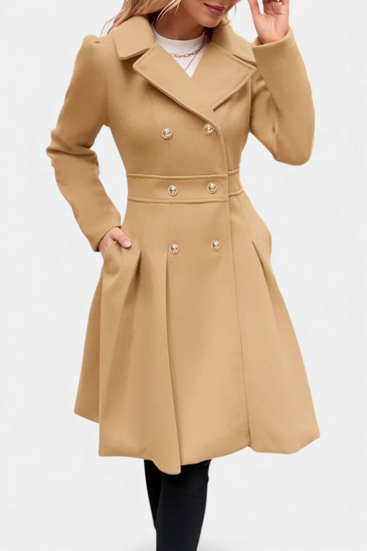 Ottilie | Cappotto a Doppio Petto Svasato