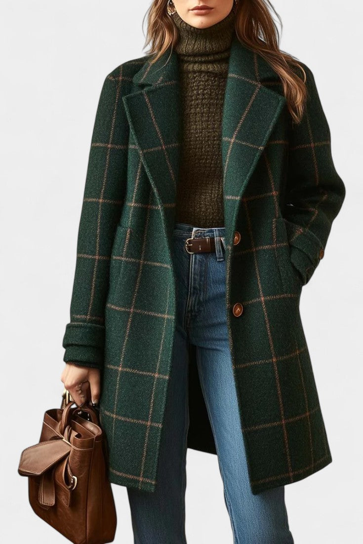 Octavia | Cappotto Sartoriale a Quadri