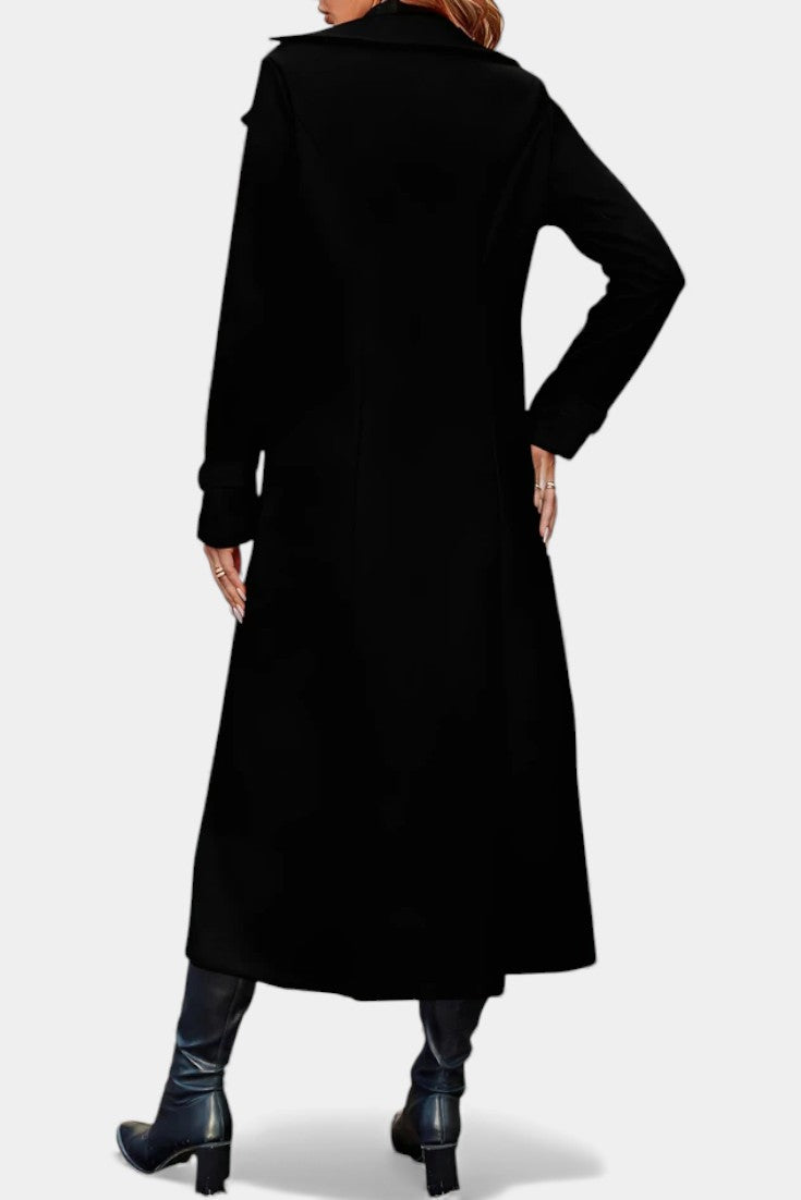 Philippa | Cappotto Lungo Sartoriale a Doppio Petto