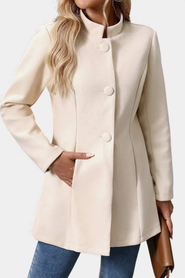 Petra | Cappotto Sartoriale con Collo Alto
