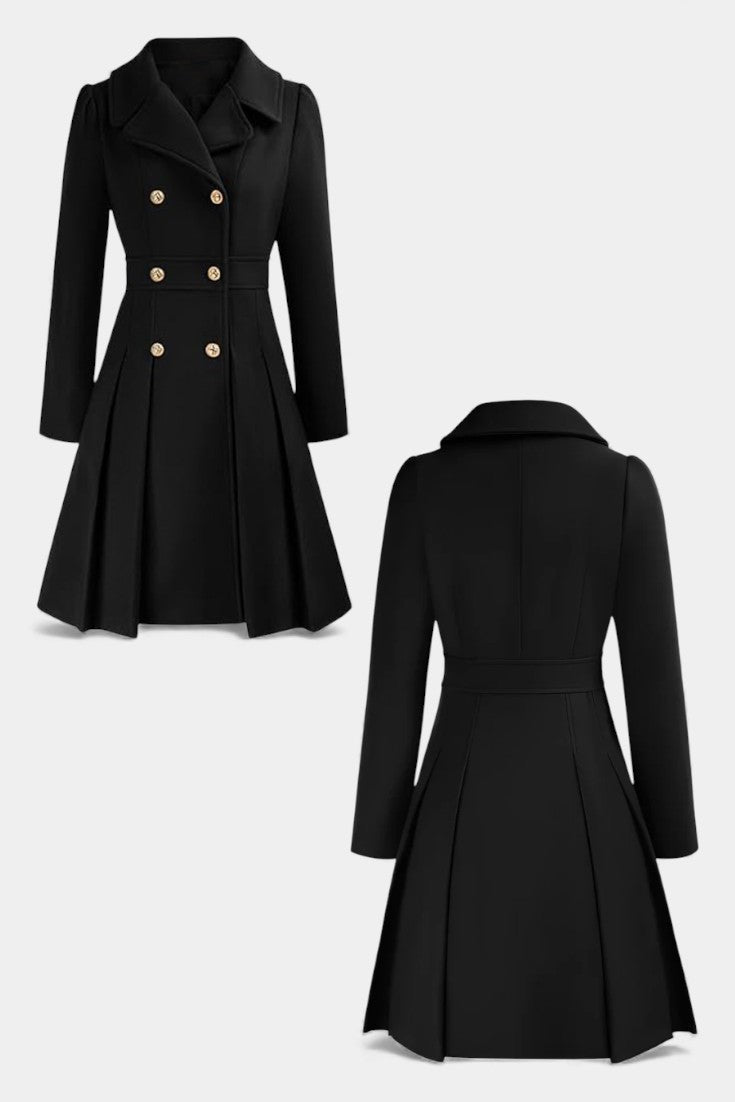 Ottilie | Cappotto a Doppio Petto Svasato