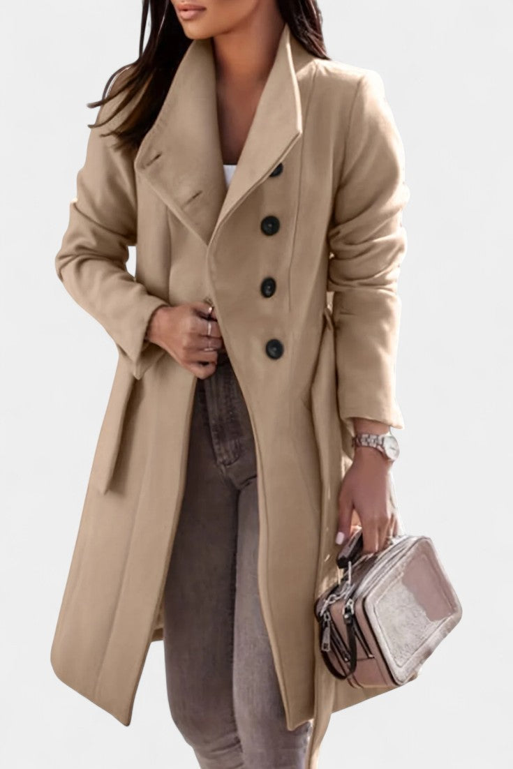 Odette | Cappotto Longline con Cintura