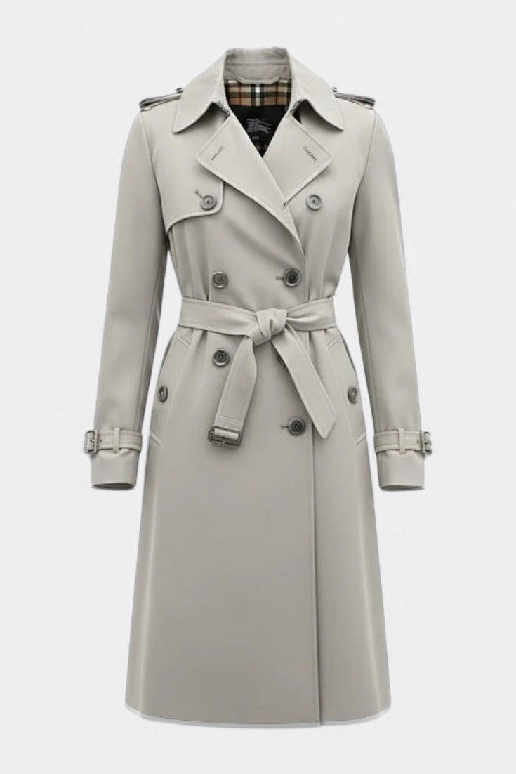 Guinevere | Trench Doppio Petto con Cintura