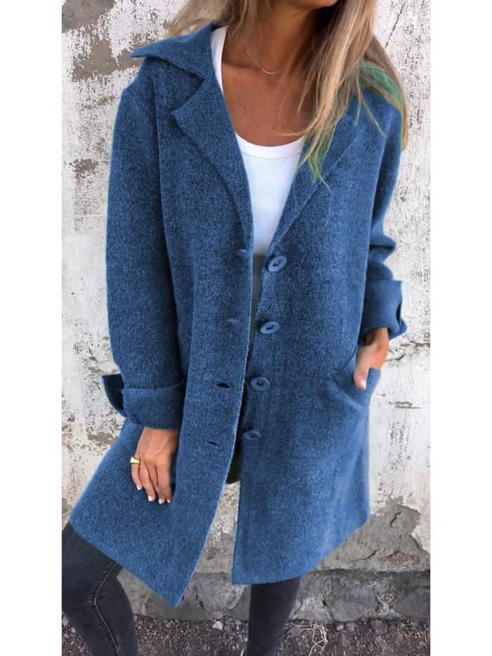 Gwendolen | Cappotto con Colletto a Revers e Bottoni