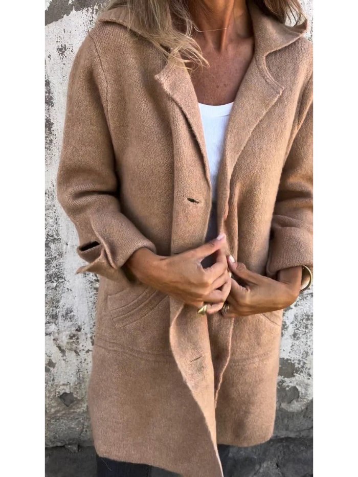 Gwendolen | Cappotto con Colletto a Revers e Bottoni