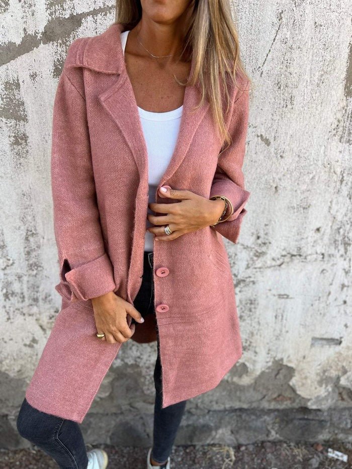 Gwendolen | Cappotto con Colletto a Revers e Bottoni