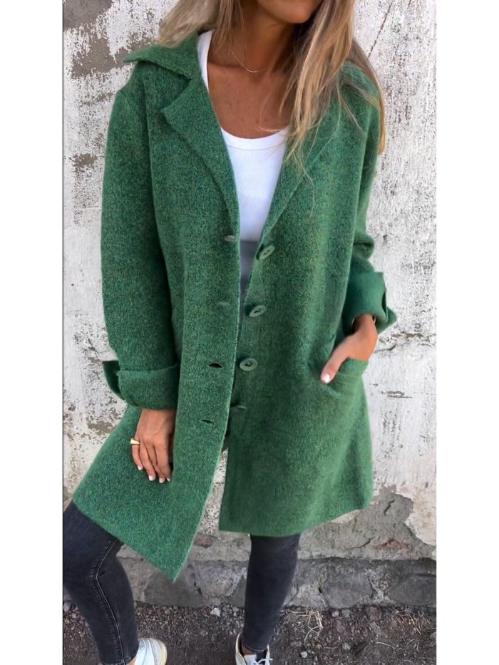 Gwendolen | Cappotto con Colletto a Revers e Bottoni