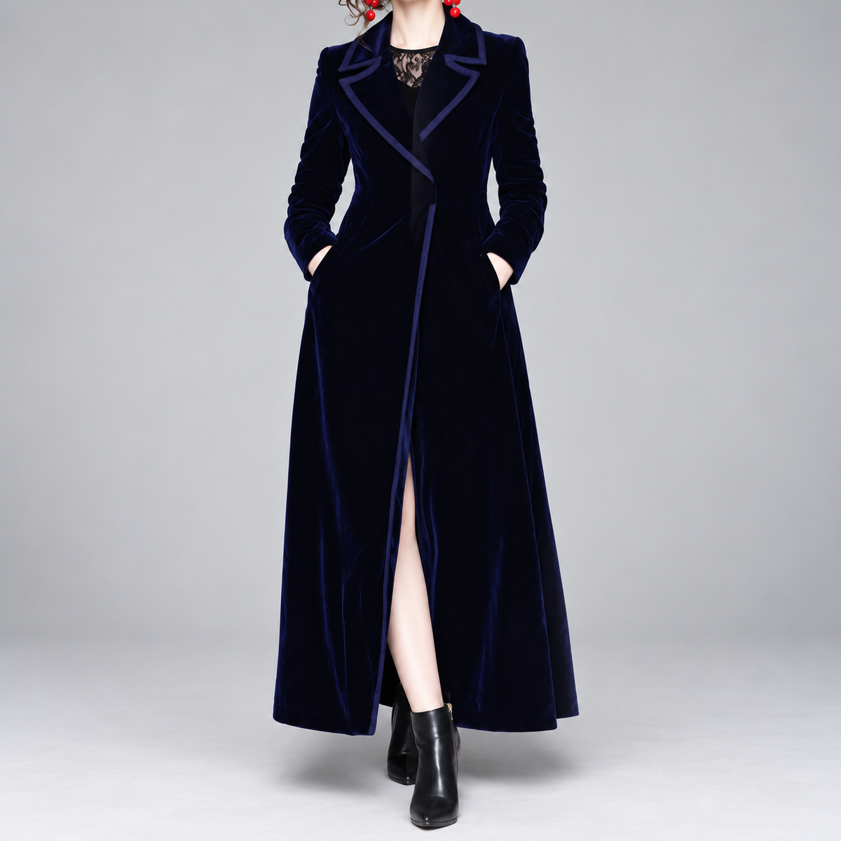 Seraphina | Cappotto Lungo in Velluto