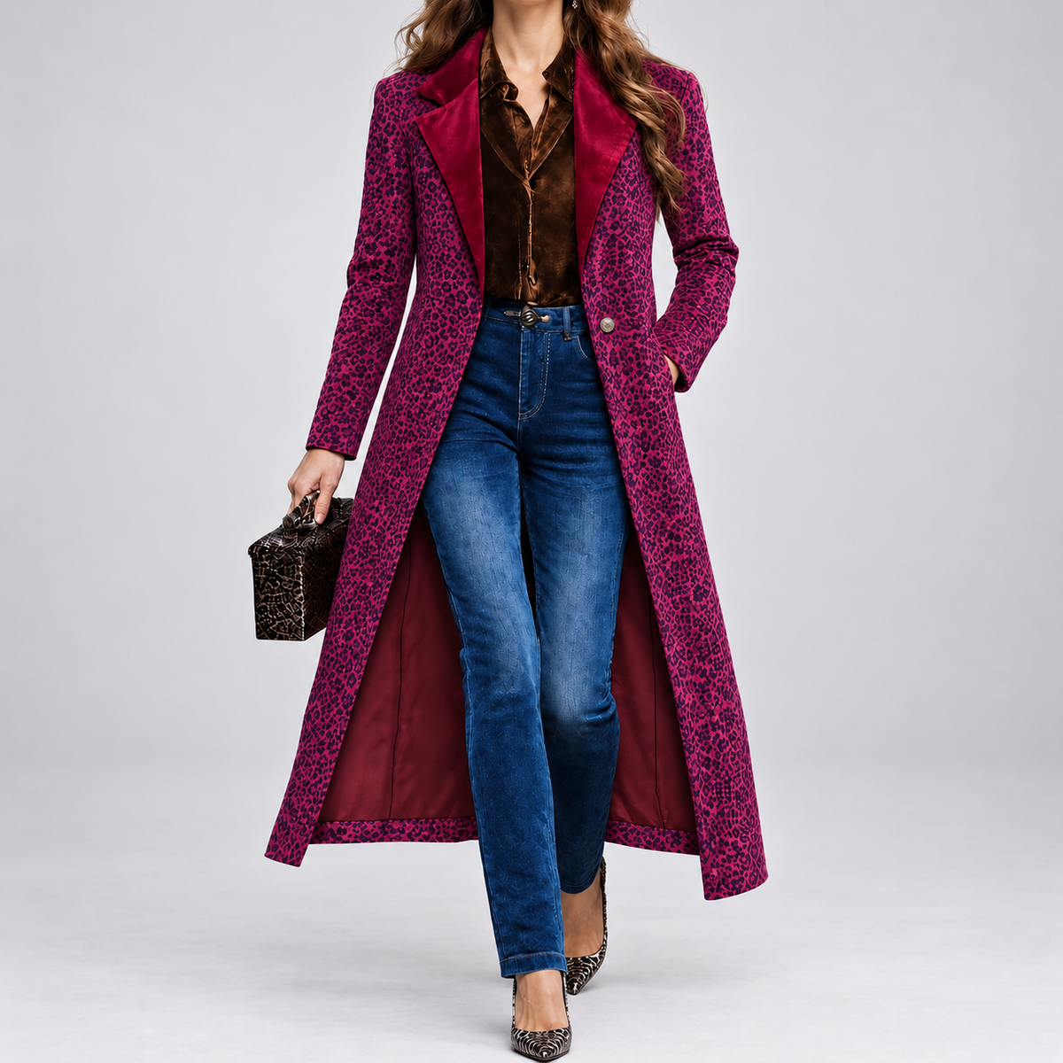 Lavinia | Cappotto Lungo Texturizzato
