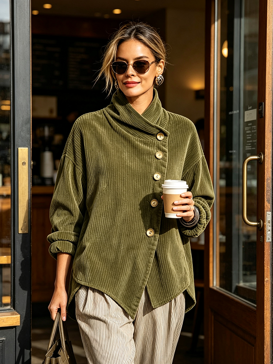 Claudia | Maglione in Velluto a Coste