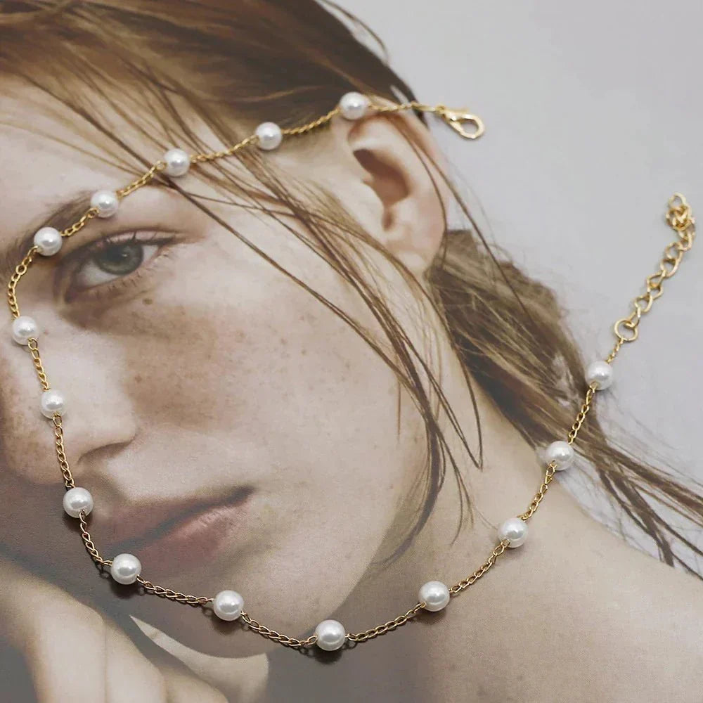 Lustra | Collana con Perle d'Oro