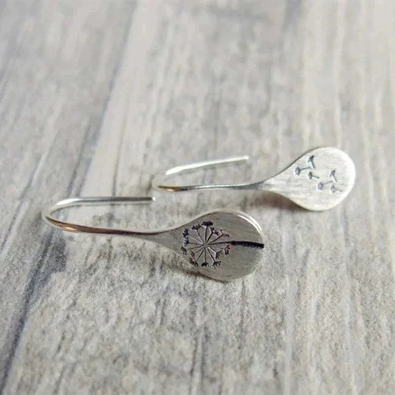 Dandelia | Orecchini in Argento Sterling con Dente di Leone