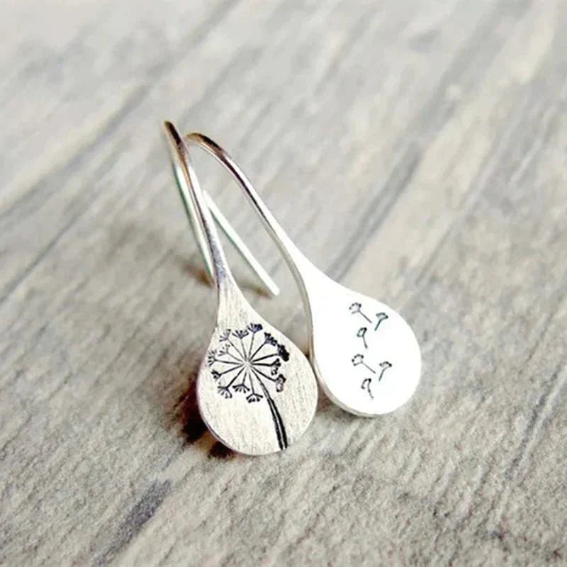Dandelia | Orecchini in Argento Sterling con Dente di Leone