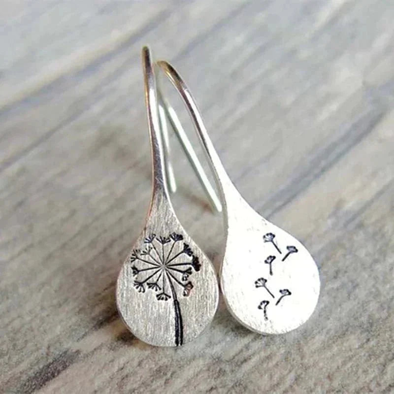 Dandelia | Orecchini in Argento Sterling con Dente di Leone