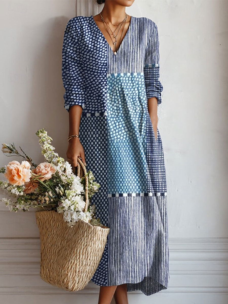 Abito maxi bohemien Selin