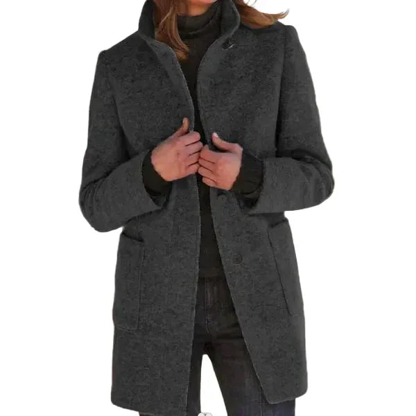 Evelina | Cappotto con Collo Alto