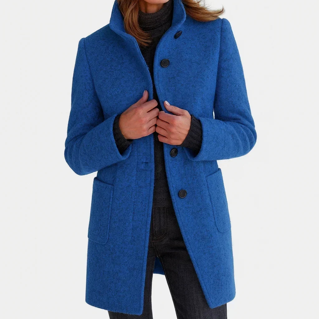 Evelina | Cappotto con Collo Alto