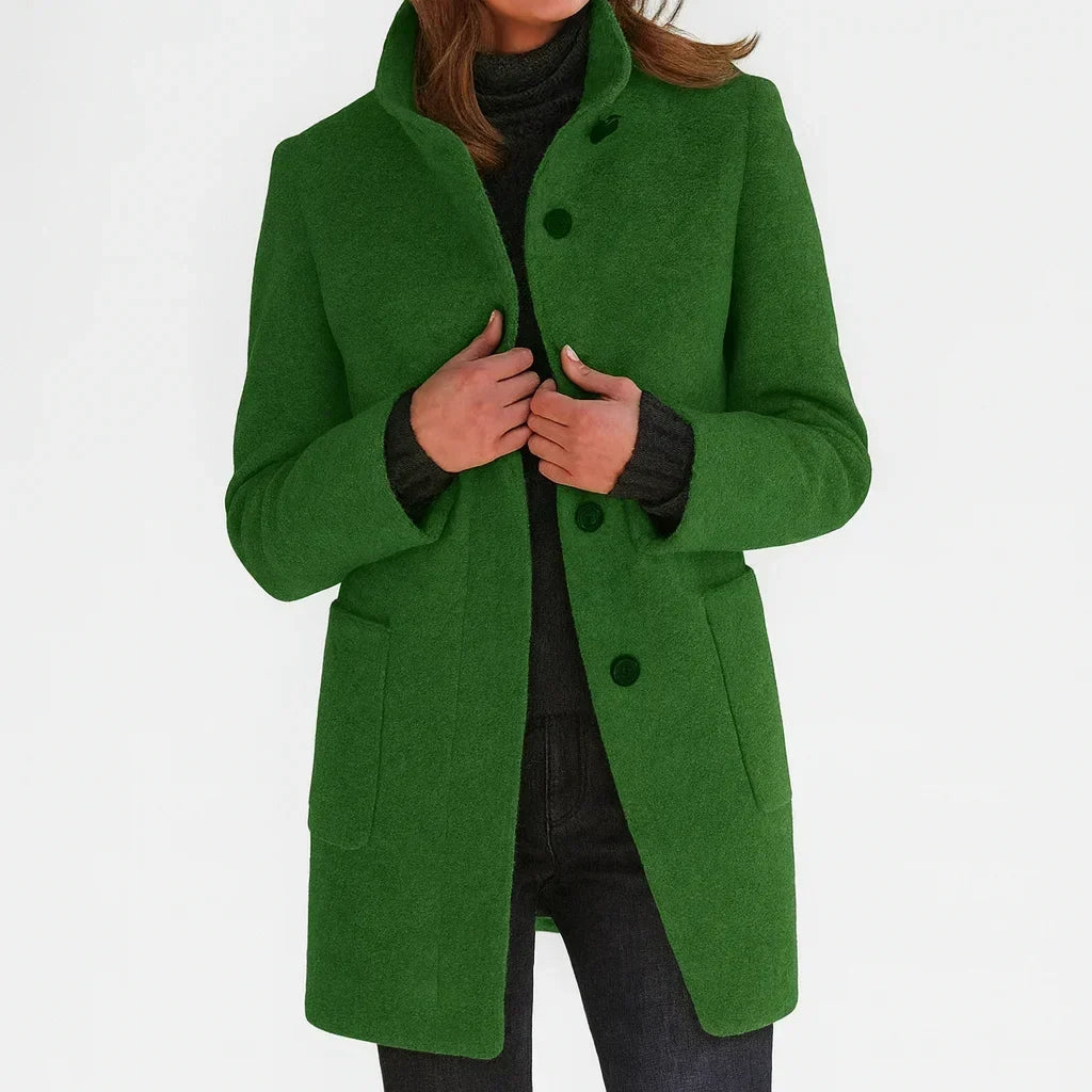 Evelina | Cappotto con Collo Alto