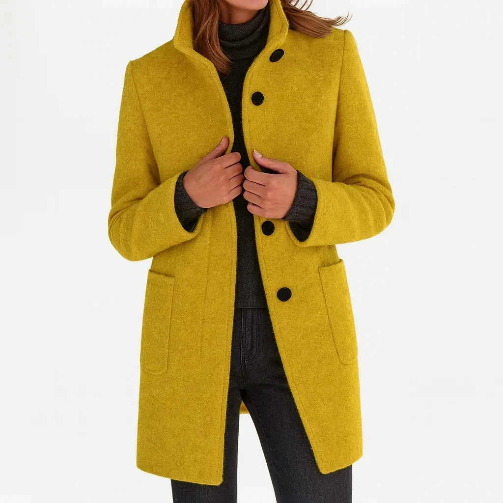 Evelina | Cappotto con Collo Alto